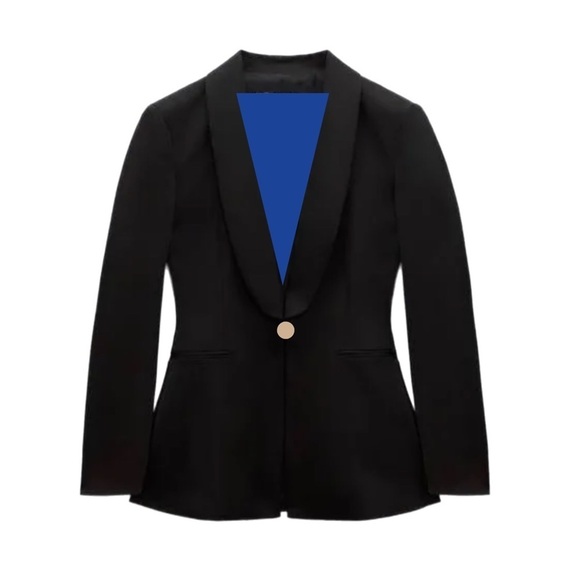 STUDIO F, Beautiful Black Blazer - Picture 1 of 12